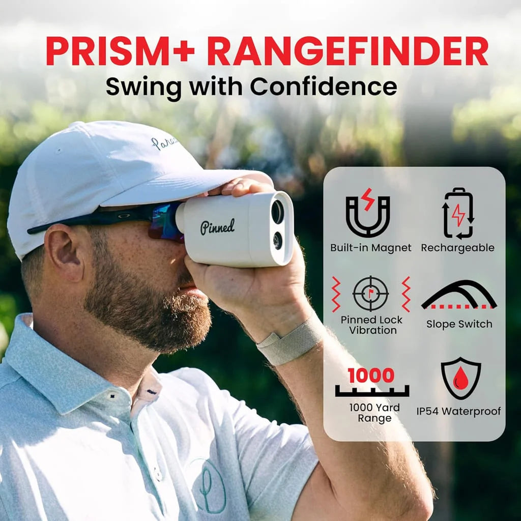 Pinned Golf Prism Rangefinder