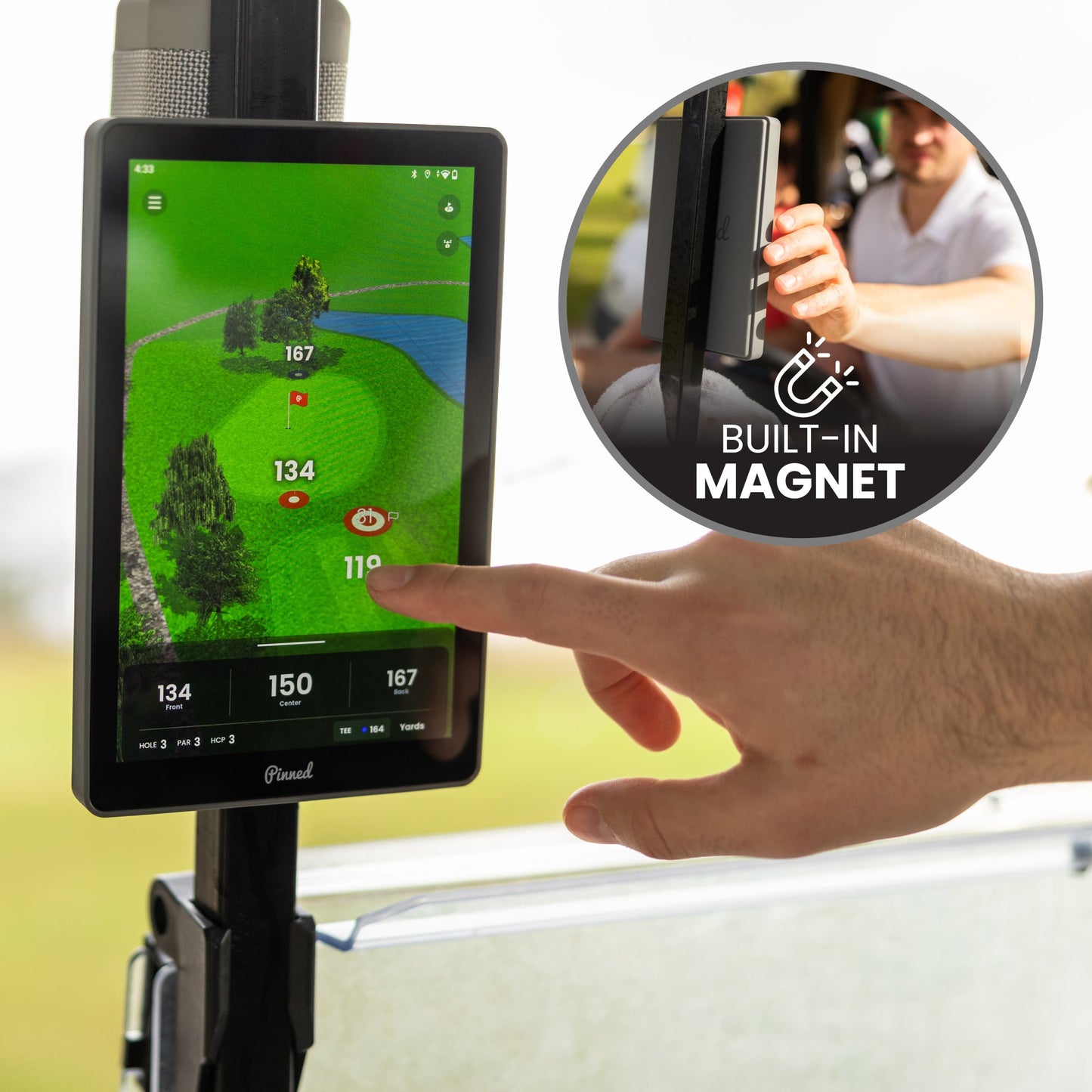Pinned Golf The Caddy GPS Tablet