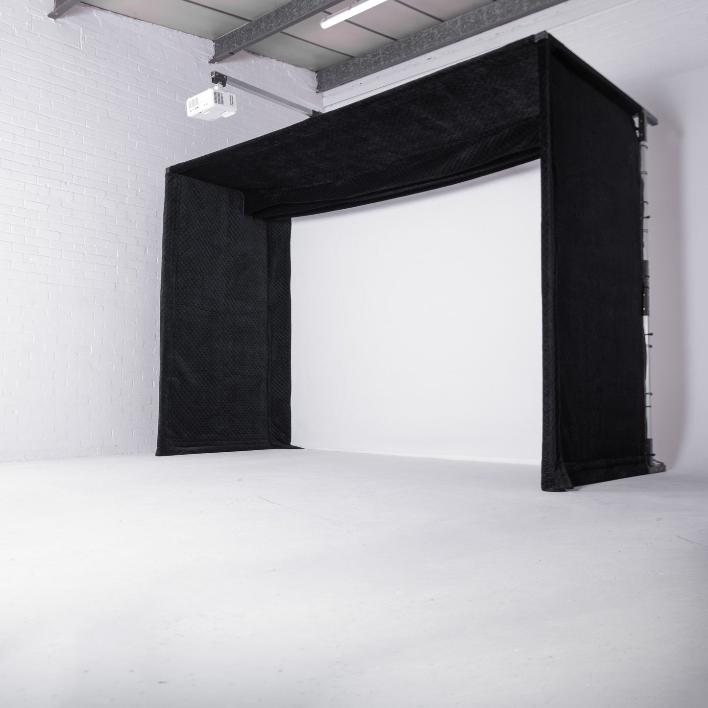 GolfBays Lux Golf Simulator Hitting Enclosure - My Store
