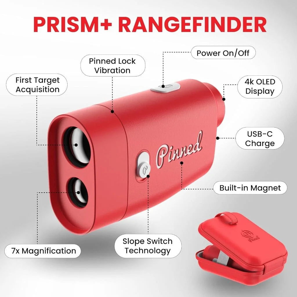 Pinned Golf Prism Rangefinder
