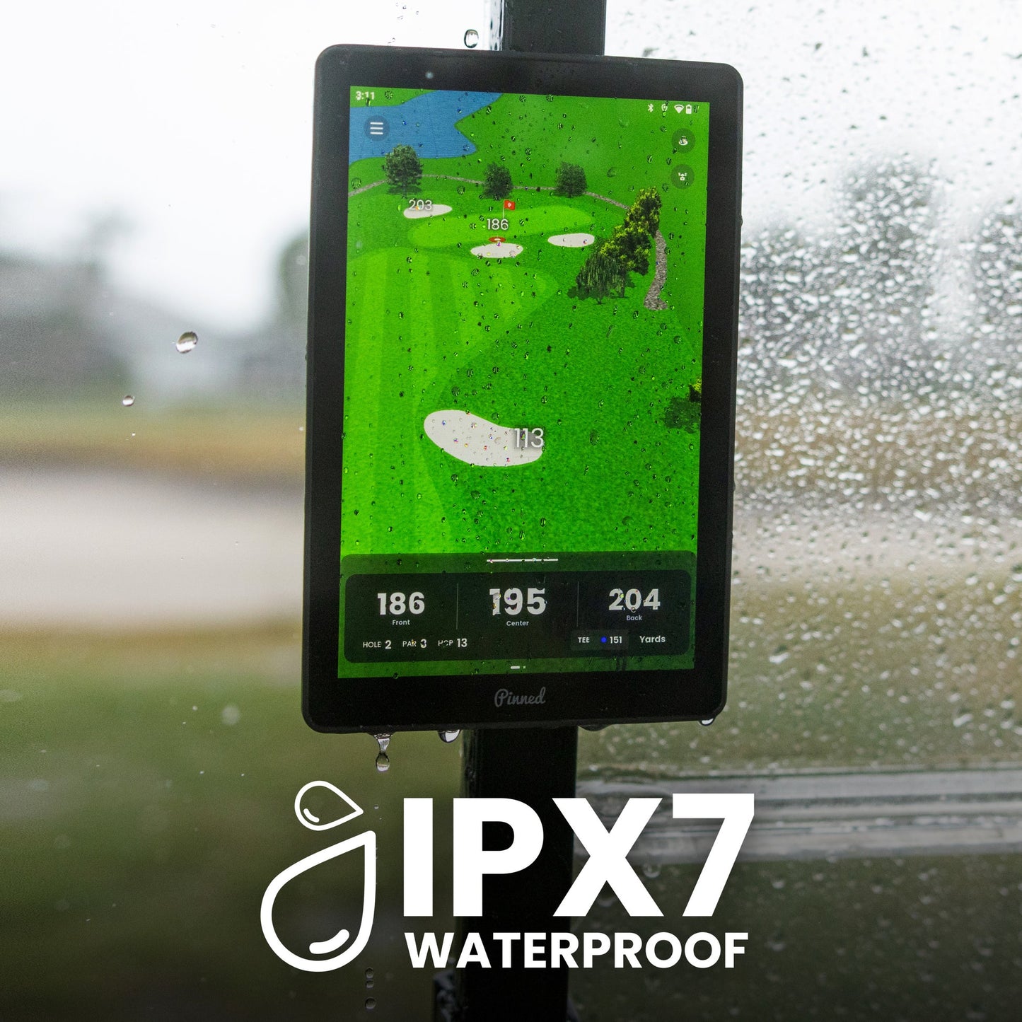 Pinned Golf The Caddy GPS Tablet