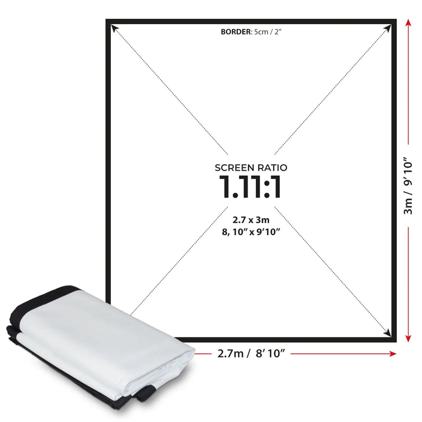 Sim Space Double Sided Impact Screen - My Store
