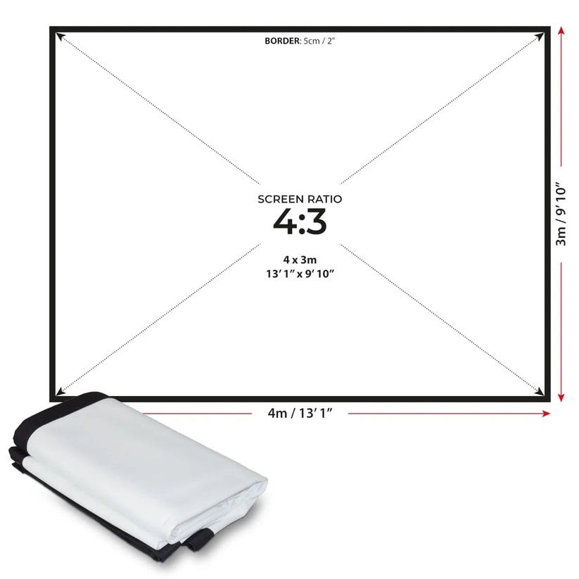 Sim Space Double Sided Impact Screen - My Store