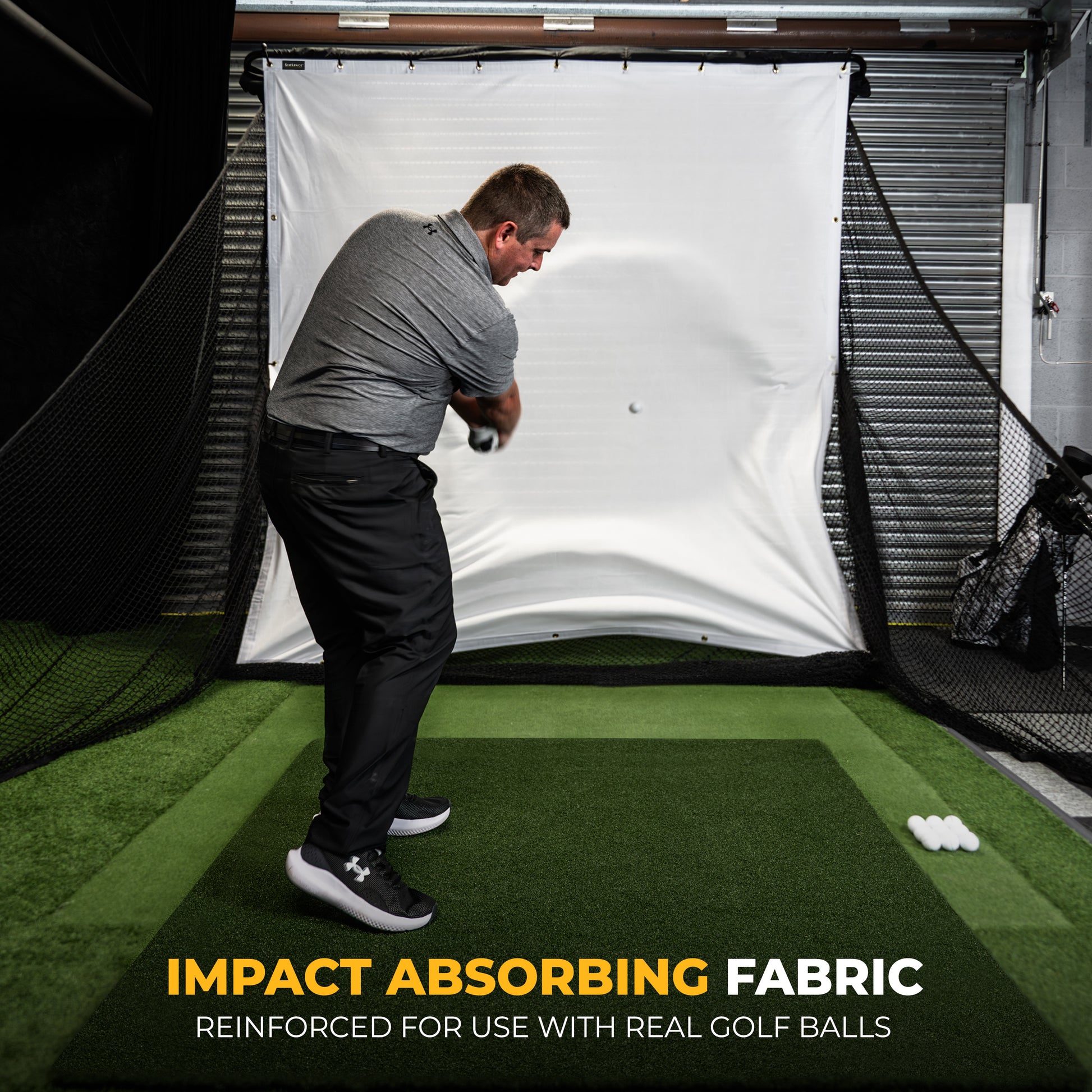 Sim Space Deluxe Home Driving Net Impact Screen - My Store