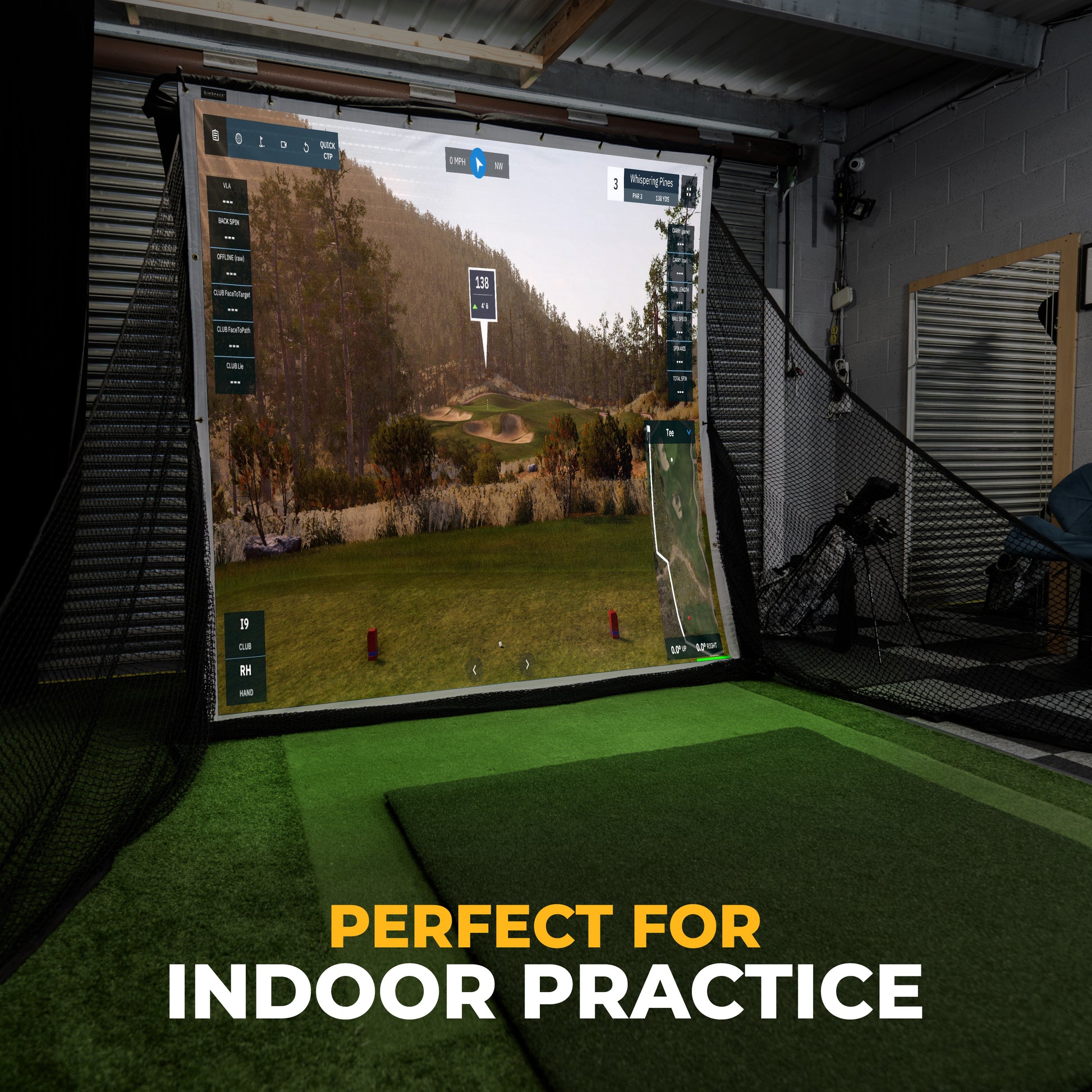 Sim Space Deluxe Home Driving Net Impact Screen - My Store