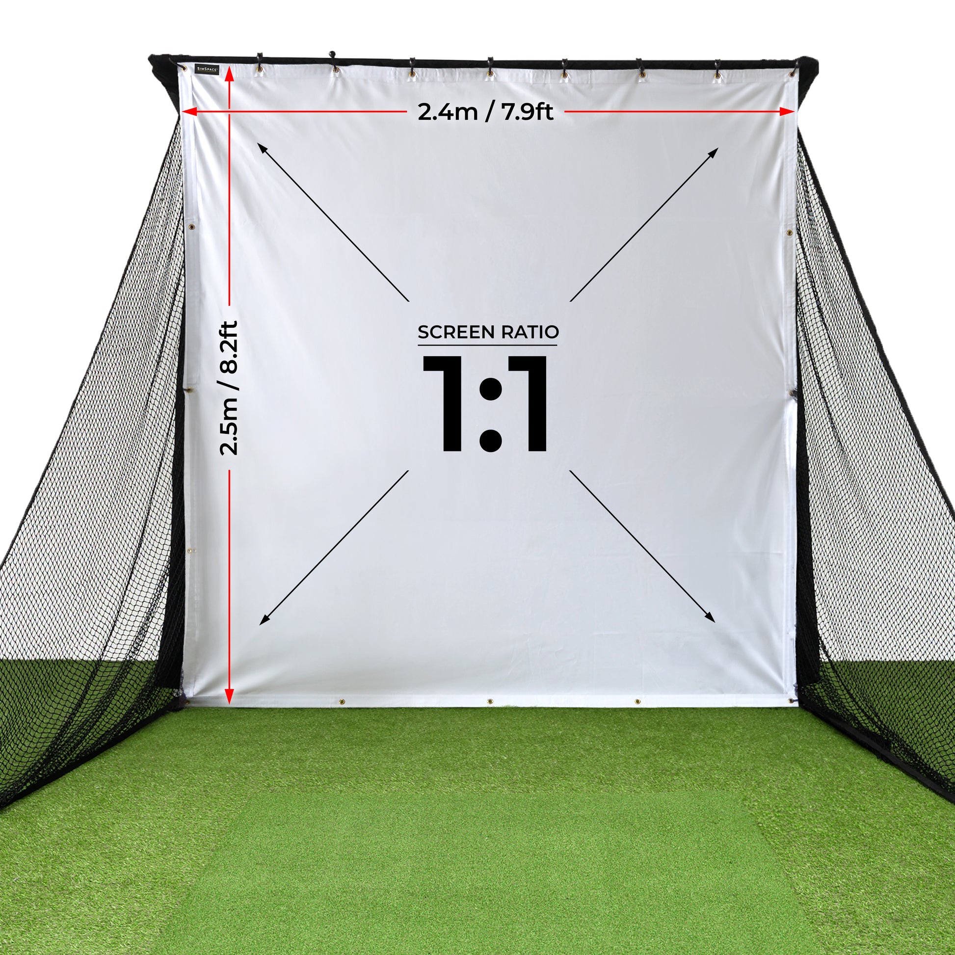 Sim Space Deluxe Home Driving Net Impact Screen - My Store