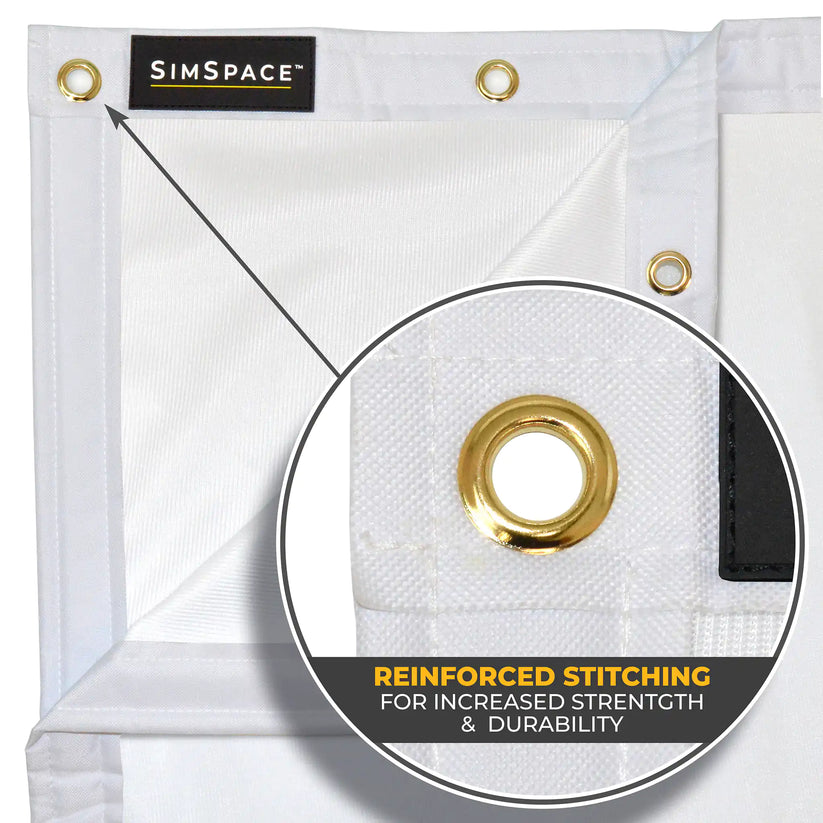 Sim Space Deluxe Home Driving Net Impact Screen 2.4 x 2.5 MTR  + 20 Bungee Cords - My Store