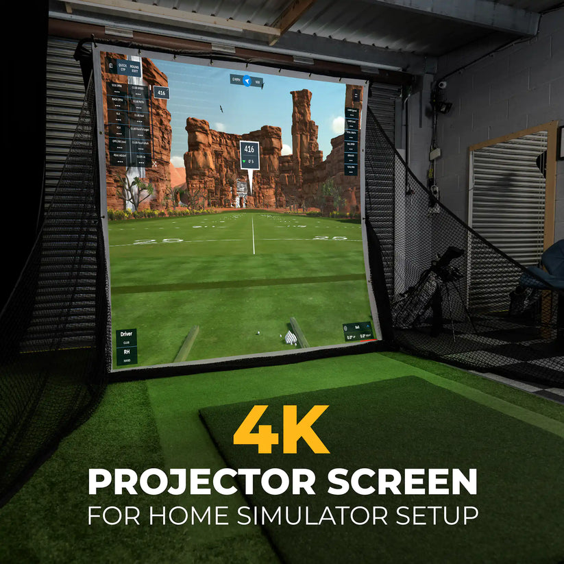 Sim Space Deluxe Home Driving Net Impact Screen 2.4 x 2.5 MTR  + 20 Bungee Cords - My Store
