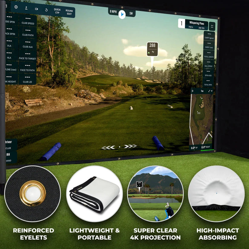 Sim Space Double Sided Impact Screen - My Store