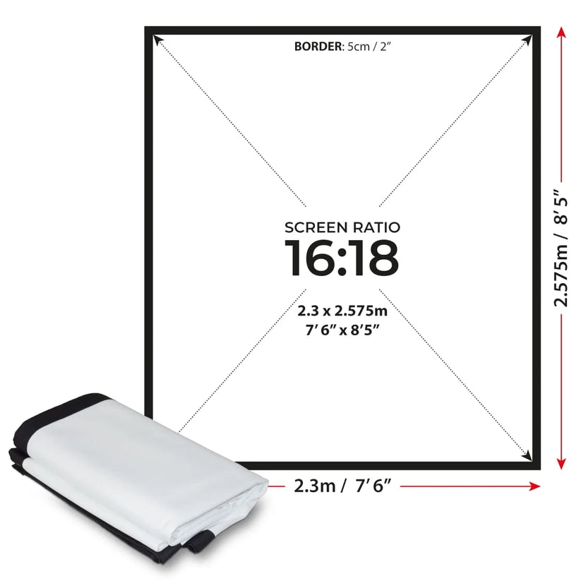 Sim Space Double Sided Impact Screen - My Store