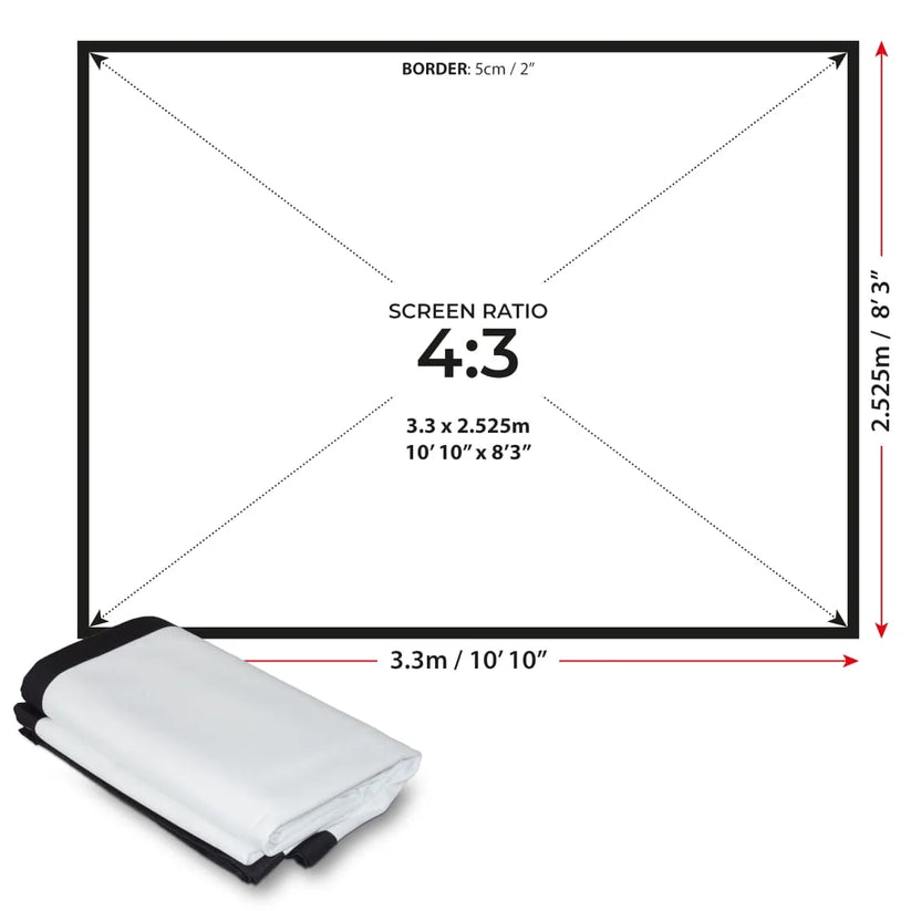 Sim Space Double Sided Impact Screen - My Store