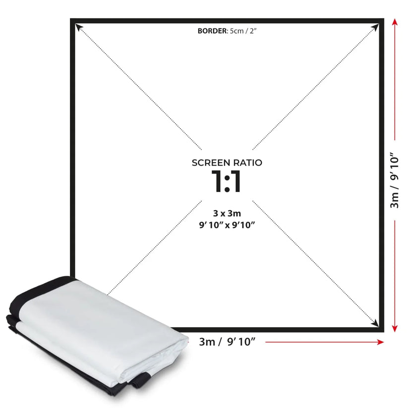 Sim Space Double Sided Impact Screen - My Store