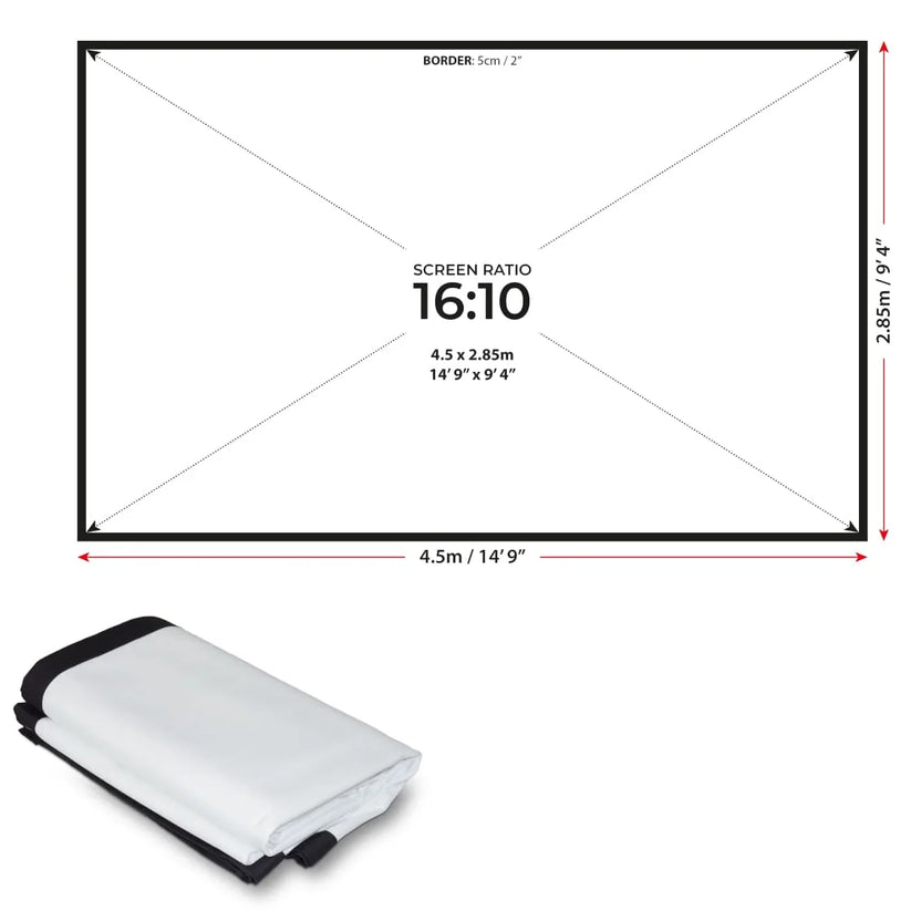 Sim Space Double Sided Impact Screen - My Store