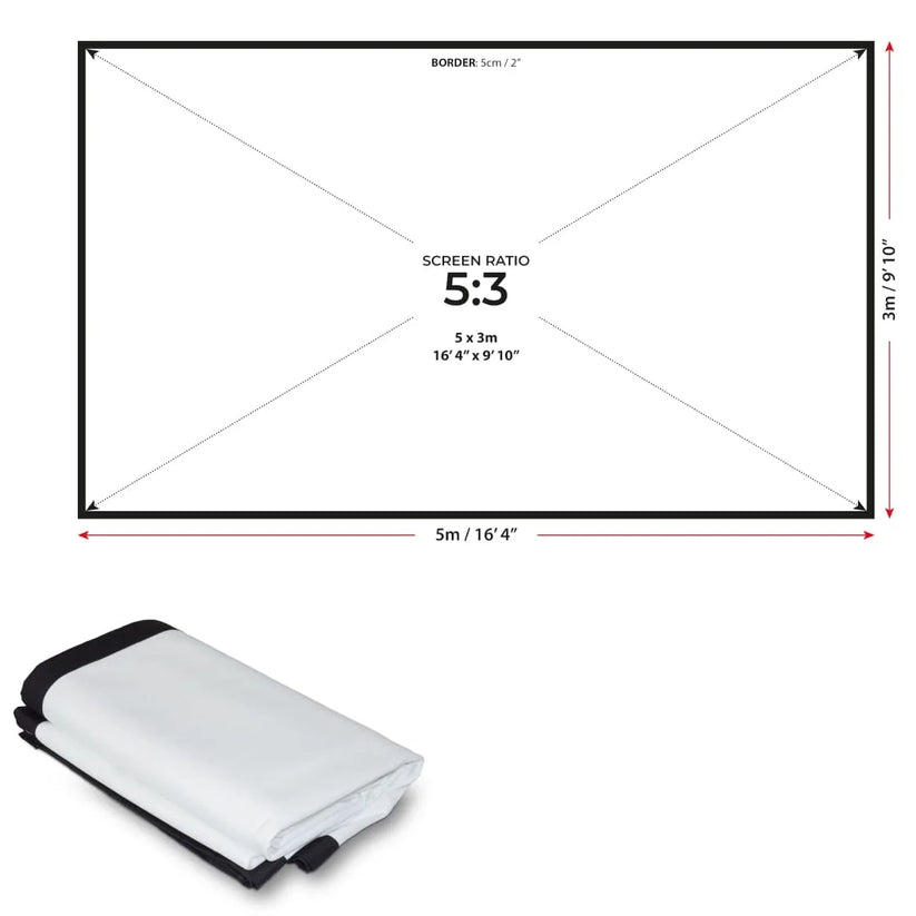 Sim Space Double Sided Impact Screen - My Store